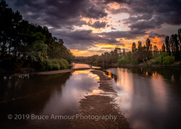 February 28, 2019 - Sunset on the Murrumbidgee River, Jugiong